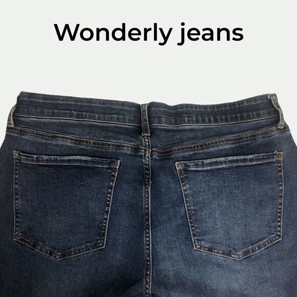 Levi’s Strauss Signature and Wonderly Jeans Size 16 Blue Denim Lot of 2 - Picture 4 of 9